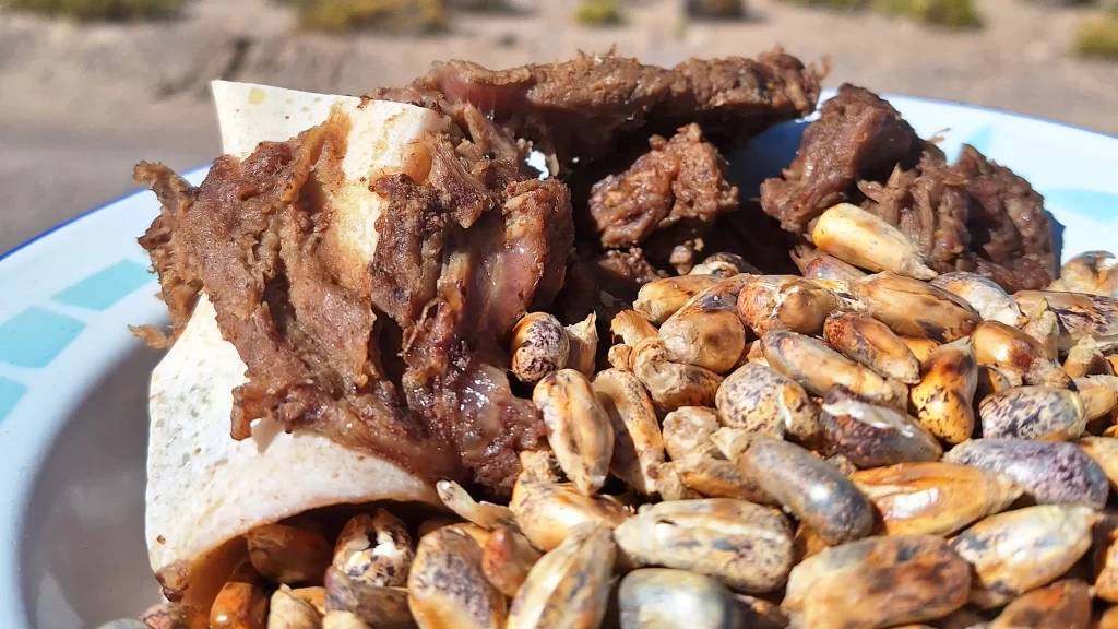 Chicharon de alpaca, Tarata, camino inca, Tacna